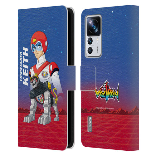 Voltron Character Art Commander Keith Leather Book Wallet Case Cover For Xiaomi 12T Pro