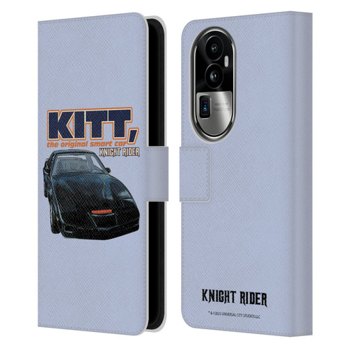 Knight Rider Core Graphics Kitt Smart Car Leather Book Wallet Case Cover For OPPO Reno10 Pro+
