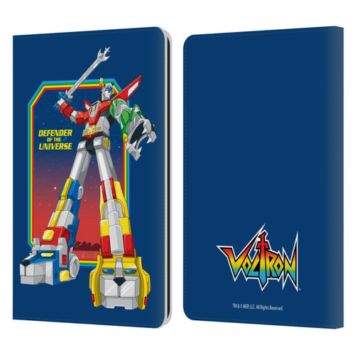 Voltron Graphics Defender Of Universe Plain Leather Book Wallet Case Cover For Amazon Kindle Paperwhite 1 / 2 / 3