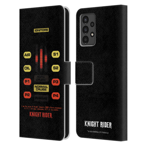 Knight Rider Core Graphics Kitt Control Panel Leather Book Wallet Case Cover For Samsung Galaxy A13 (2022)