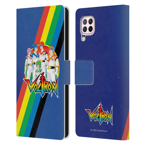Voltron Graphics Group Leather Book Wallet Case Cover For Huawei Nova 6 SE / P40 Lite