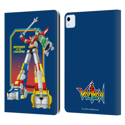 Voltron Graphics Defender Of Universe Plain Leather Book Wallet Case Cover For Apple iPad Air 2020 / 2022