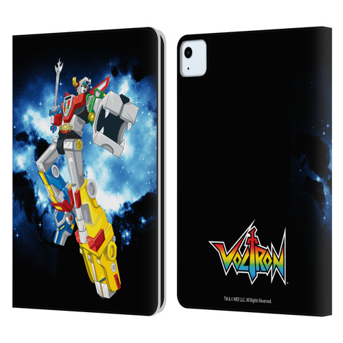 Voltron Graphics Galaxy Nebula Robot Leather Book Wallet Case Cover For Apple iPad Air 2020 / 2022