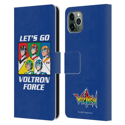 Voltron Graphics Go Voltron Force Leather Book Wallet Case Cover For Apple iPhone 11 Pro Max