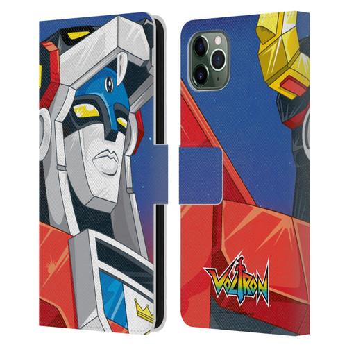 Voltron Graphics Head Leather Book Wallet Case Cover For Apple iPhone 11 Pro Max