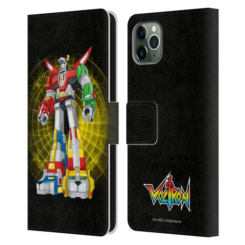 Voltron Graphics Robot Sphere Leather Book Wallet Case Cover For Apple iPhone 11 Pro Max