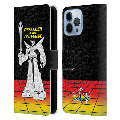 Voltron Graphics Defender Universe Retro Leather Book Wallet Case Cover For Apple iPhone 13 Pro Max