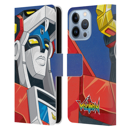 Voltron Graphics Head Leather Book Wallet Case Cover For Apple iPhone 13 Pro