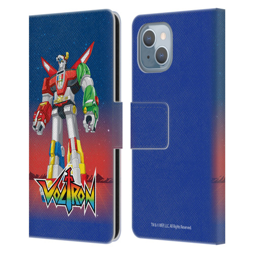 Voltron Graphics Robot Leather Book Wallet Case Cover For Apple iPhone 14