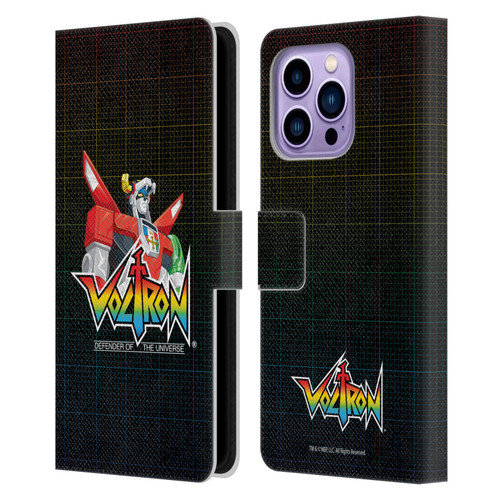 Voltron Graphics Defender Of The Universe Leather Book Wallet Case Cover For Apple iPhone 14 Pro Max