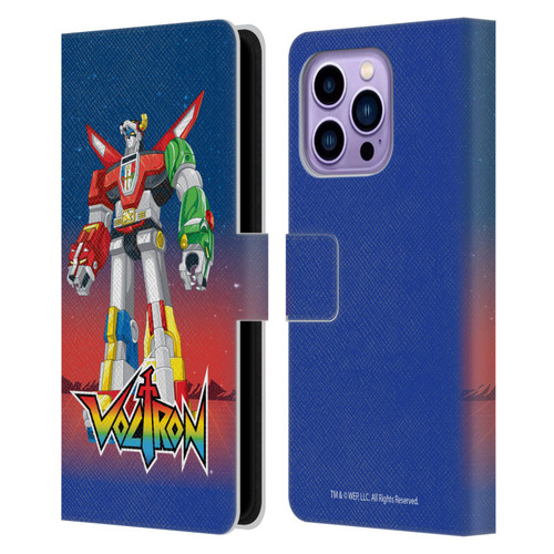 Voltron Graphics Robot Leather Book Wallet Case Cover For Apple iPhone 14 Pro Max