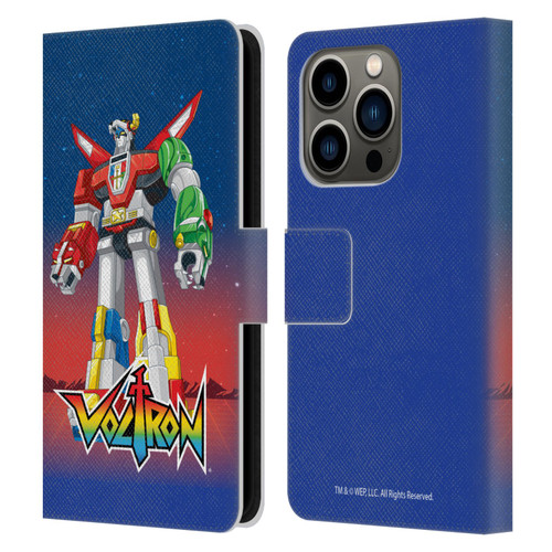 Voltron Graphics Robot Leather Book Wallet Case Cover For Apple iPhone 14 Pro