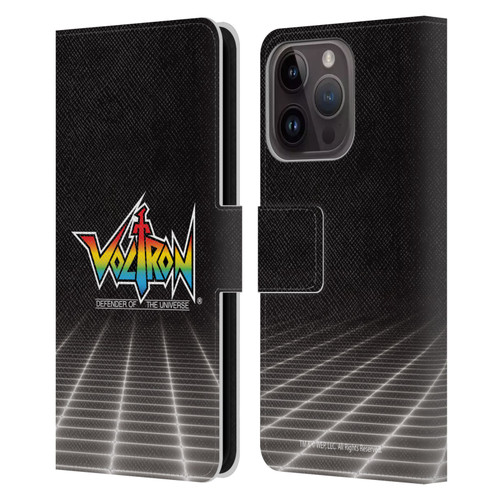 Voltron Graphics Logo Leather Book Wallet Case Cover For Apple iPhone 15 Pro