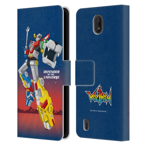 Voltron Graphics Defender Of Universe Gradient Leather Book Wallet Case Cover For Nokia C01 Plus/C1 2nd Edition