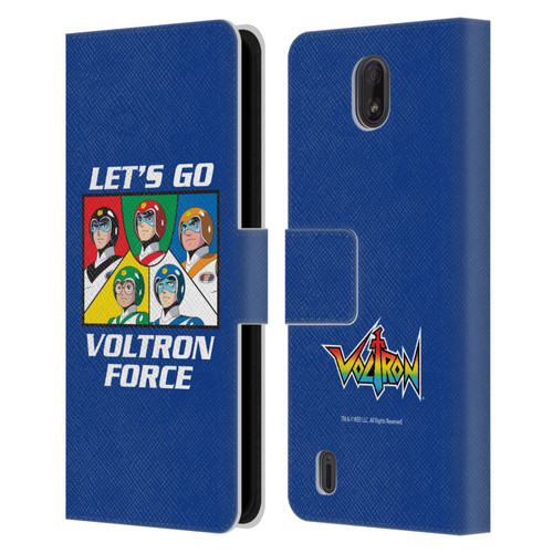 Voltron Graphics Go Voltron Force Leather Book Wallet Case Cover For Nokia C01 Plus/C1 2nd Edition