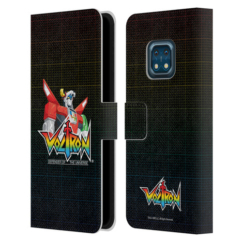 Voltron Graphics Defender Of The Universe Leather Book Wallet Case Cover For Nokia XR20