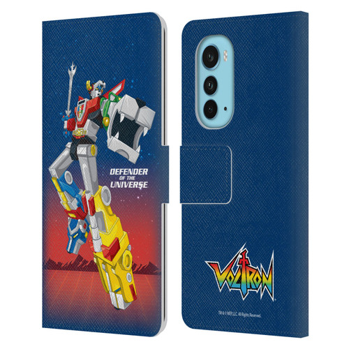 Voltron Graphics Defender Of Universe Gradient Leather Book Wallet Case Cover For Motorola Edge (2022)