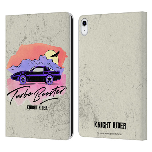 Knight Rider Graphics Turbo Booster Leather Book Wallet Case Cover For Apple iPad 10.9 (2022)