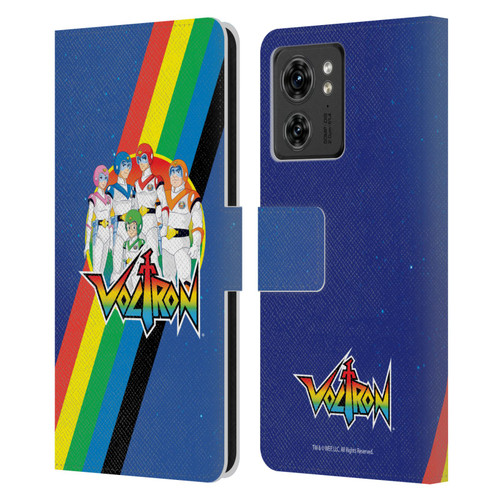 Voltron Graphics Group Leather Book Wallet Case Cover For Motorola Moto Edge 40