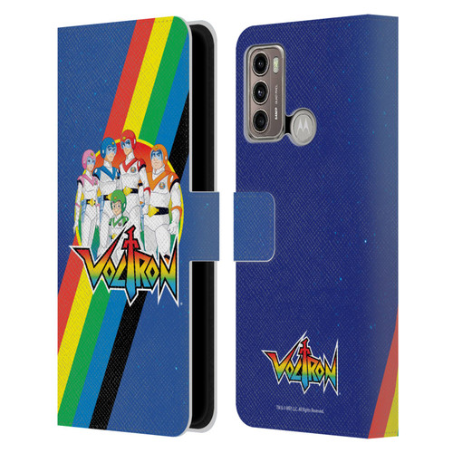 Voltron Graphics Group Leather Book Wallet Case Cover For Motorola Moto G60 / Moto G40 Fusion