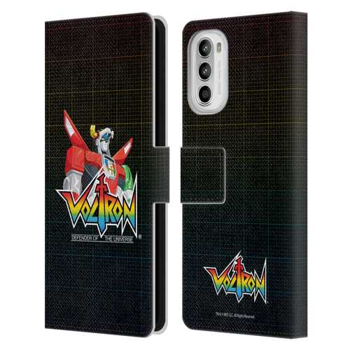 Voltron Graphics Defender Of The Universe Leather Book Wallet Case Cover For Motorola Moto G52