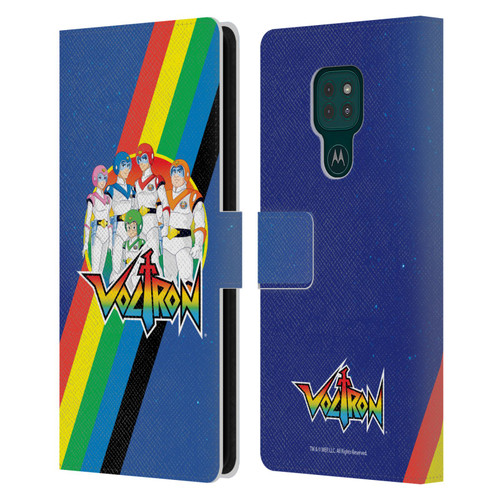 Voltron Graphics Group Leather Book Wallet Case Cover For Motorola Moto G9 Play