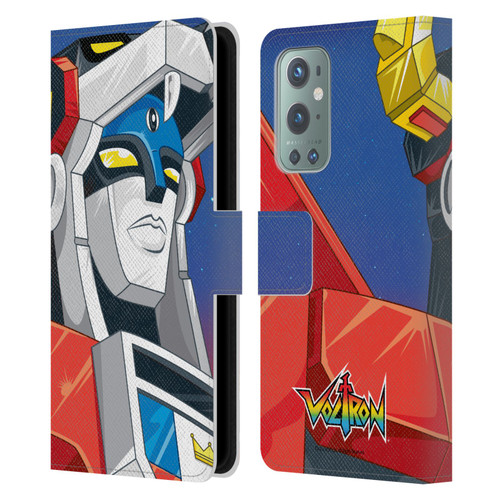 Voltron Graphics Head Leather Book Wallet Case Cover For OnePlus 9