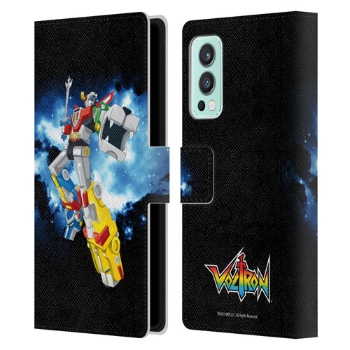 Voltron Graphics Galaxy Nebula Robot Leather Book Wallet Case Cover For OnePlus Nord 2 5G