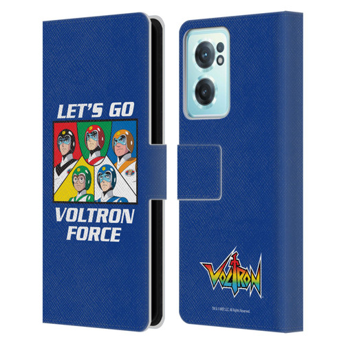Voltron Graphics Go Voltron Force Leather Book Wallet Case Cover For OnePlus Nord CE 2 5G