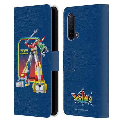 Voltron Graphics Defender Of Universe Plain Leather Book Wallet Case Cover For OnePlus Nord CE 5G