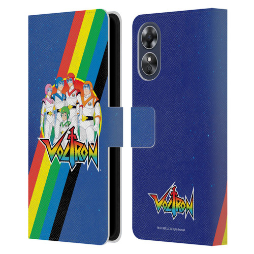 Voltron Graphics Group Leather Book Wallet Case Cover For OPPO A17