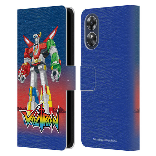 Voltron Graphics Robot Leather Book Wallet Case Cover For OPPO A17