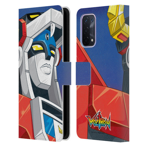 Voltron Graphics Head Leather Book Wallet Case Cover For OPPO A54 5G