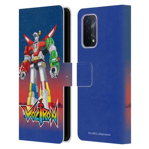 Voltron Graphics Robot Leather Book Wallet Case Cover For OPPO A54 5G