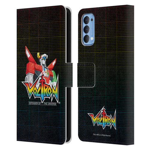 Voltron Graphics Defender Of The Universe Leather Book Wallet Case Cover For OPPO Reno 4 5G
