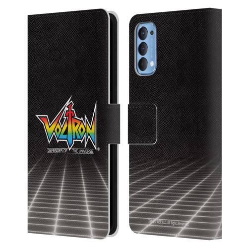 Voltron Graphics Logo Leather Book Wallet Case Cover For OPPO Reno 4 5G