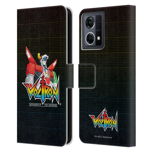 Voltron Graphics Defender Of The Universe Leather Book Wallet Case Cover For OPPO Reno8 4G