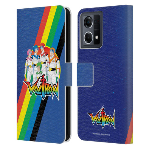 Voltron Graphics Group Leather Book Wallet Case Cover For OPPO Reno8 4G