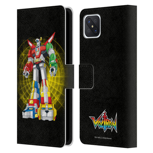 Voltron Graphics Robot Sphere Leather Book Wallet Case Cover For OPPO Reno4 Z 5G