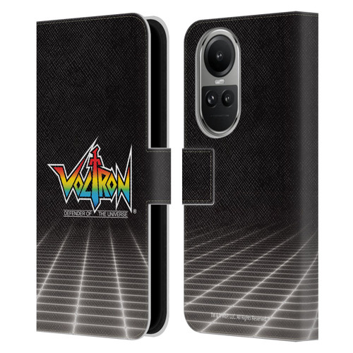 Voltron Graphics Logo Leather Book Wallet Case Cover For OPPO Reno10 5G / Reno10 Pro 5G