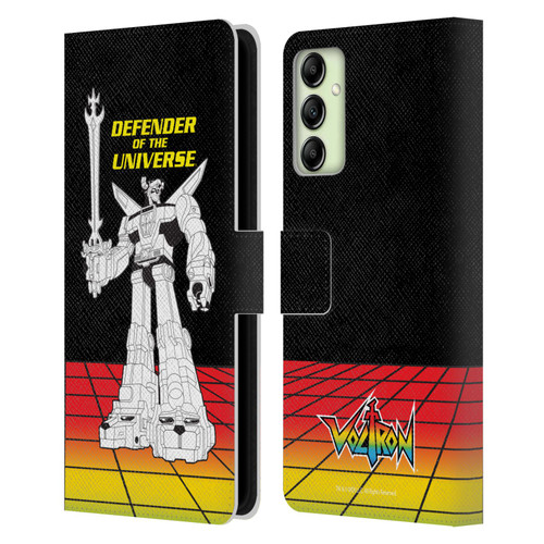 Voltron Graphics Defender Universe Retro Leather Book Wallet Case Cover For Samsung Galaxy A14 5G