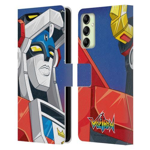 Voltron Graphics Head Leather Book Wallet Case Cover For Samsung Galaxy A14 5G