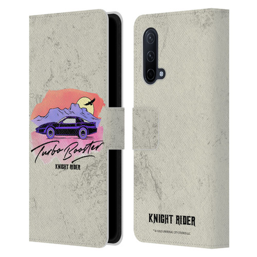 Knight Rider Graphics Turbo Booster Leather Book Wallet Case Cover For OnePlus Nord CE 5G
