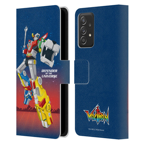 Voltron Graphics Defender Of Universe Gradient Leather Book Wallet Case Cover For Samsung Galaxy A53 5G (2022)