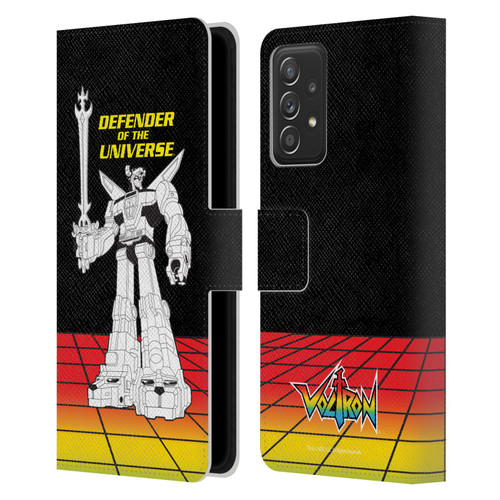 Voltron Graphics Defender Universe Retro Leather Book Wallet Case Cover For Samsung Galaxy A53 5G (2022)