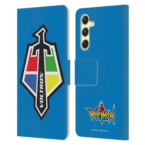 Voltron Graphics Badge Logo Leather Book Wallet Case Cover For Samsung Galaxy A54 5G