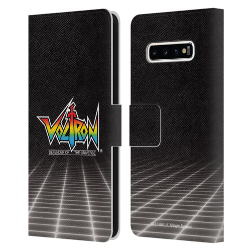 Voltron Graphics Logo Leather Book Wallet Case Cover For Samsung Galaxy S10+ / S10 Plus