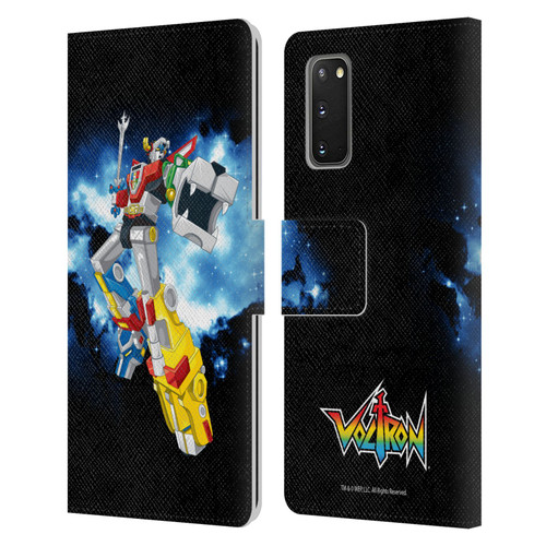 Voltron Graphics Galaxy Nebula Robot Leather Book Wallet Case Cover For Samsung Galaxy S20 / S20 5G