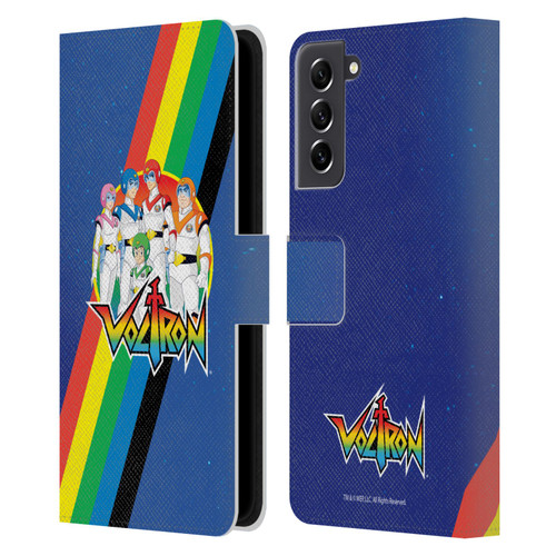 Voltron Graphics Group Leather Book Wallet Case Cover For Samsung Galaxy S21 FE 5G