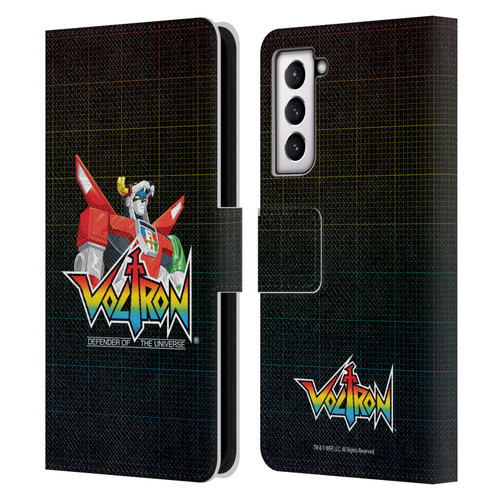 Voltron Graphics Defender Of The Universe Leather Book Wallet Case Cover For Samsung Galaxy S21 5G